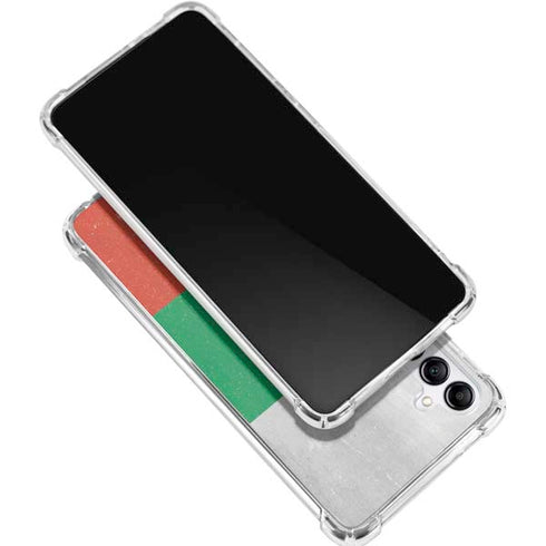 Bulgarian Flag Distressed Gabb Phone 4 Clear Case